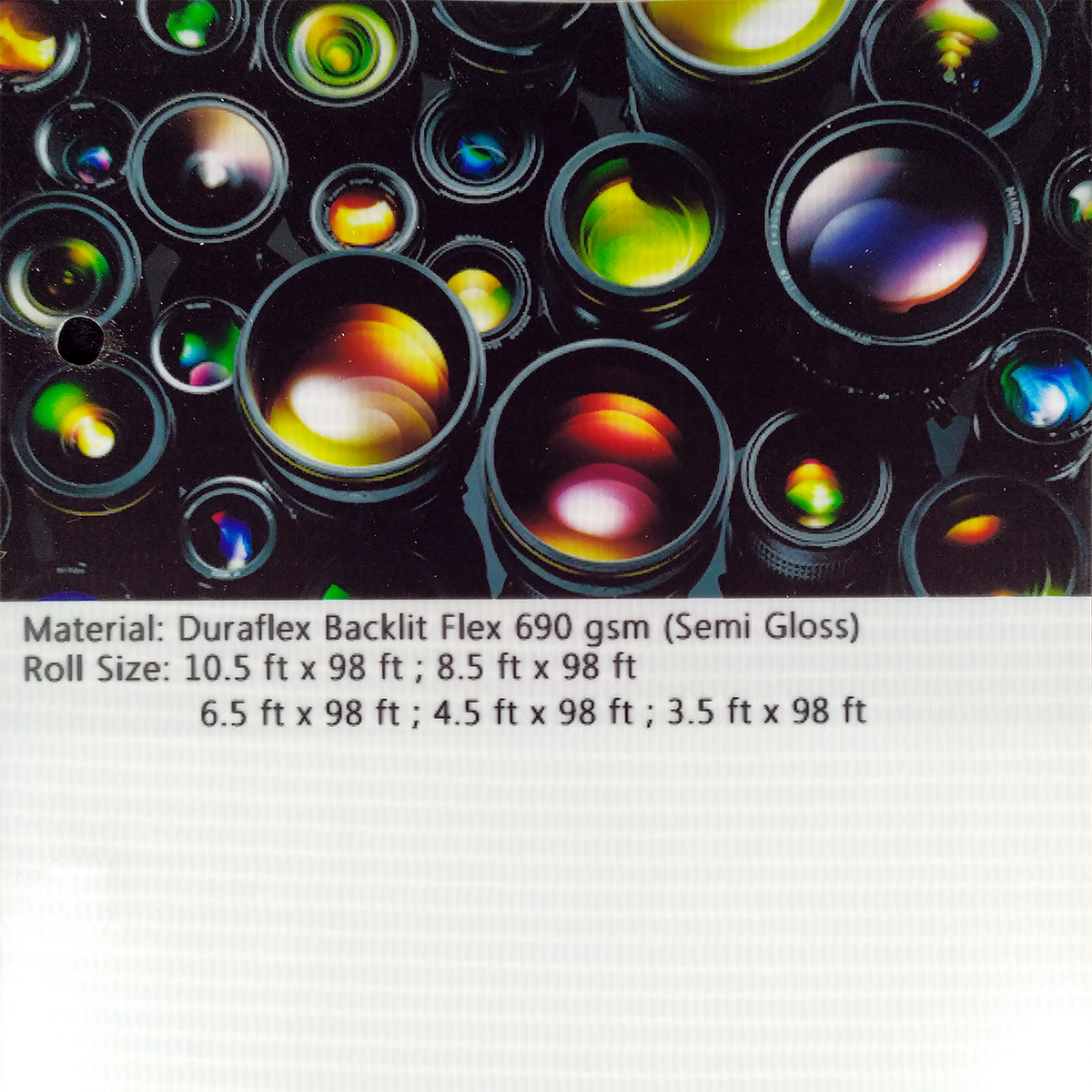 Duraflex Backlit Flex 690 gsm Semi Gloss